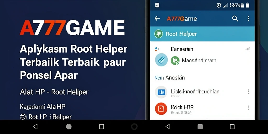 Tampilan antarmuka A777GAME yang intuitif dan user-friendly.