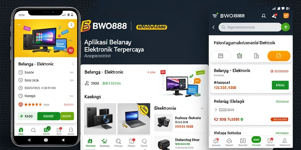 Tampilan antarmuka BWO888 yang modern dan intuitif.