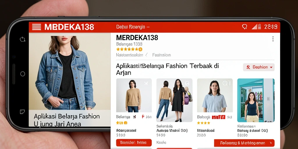 Tampilan antarmuka MERDEKA138 yang menarik dan modern.