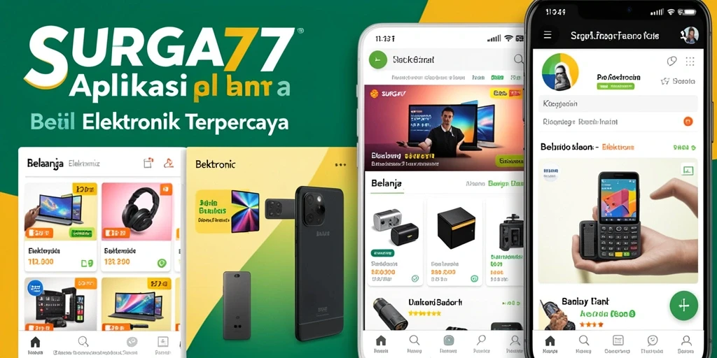 Tampilan antarmuka aplikasi SURGA77 yang modern dan fungsional.
